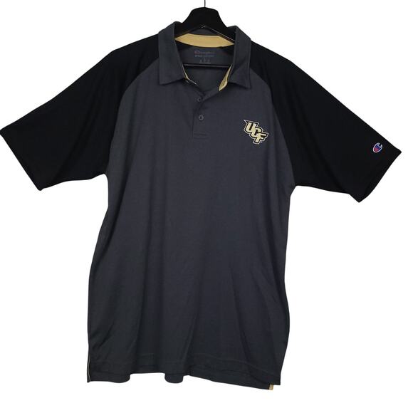 University of Central Florida UCF Champion Men's Polo Shirt Sz Large Embroidered - Picture 2 of 9